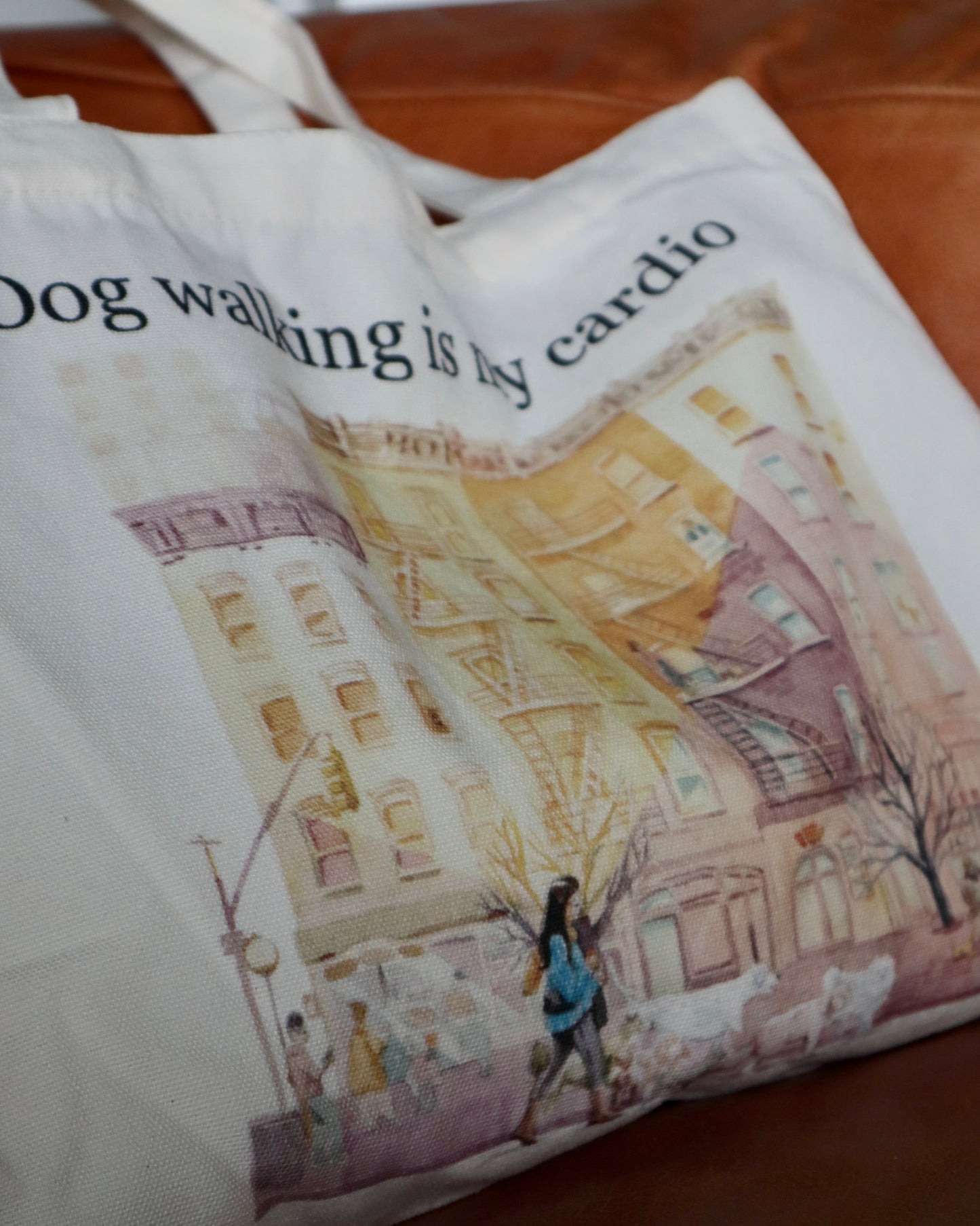 Dog walking is my cardio - Sac fourre-tout