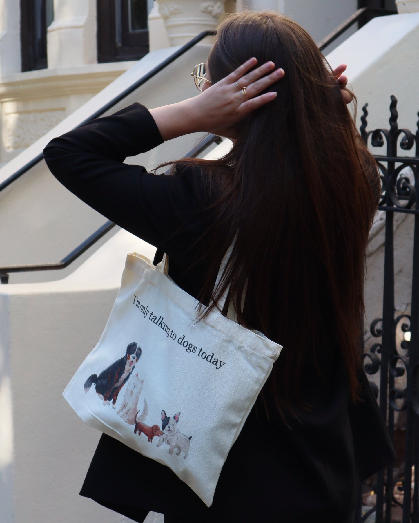 «I’m only talking to dogs today» Sac fourre-tout