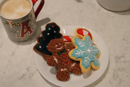 BISCUITS DES FÊTES Coffret cadeau de quatre jouets